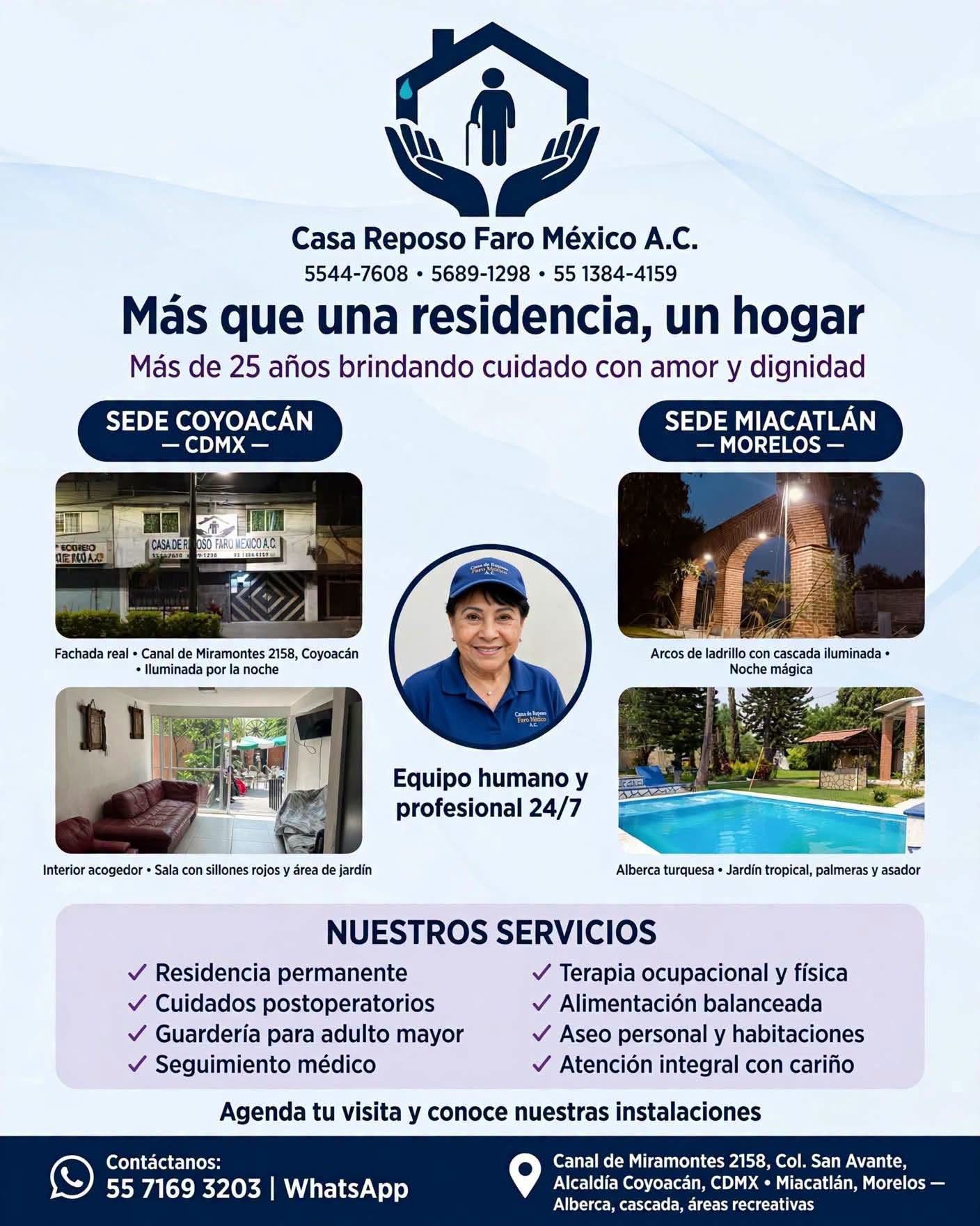 Fotografías de las instalaciones de ambas sedes
