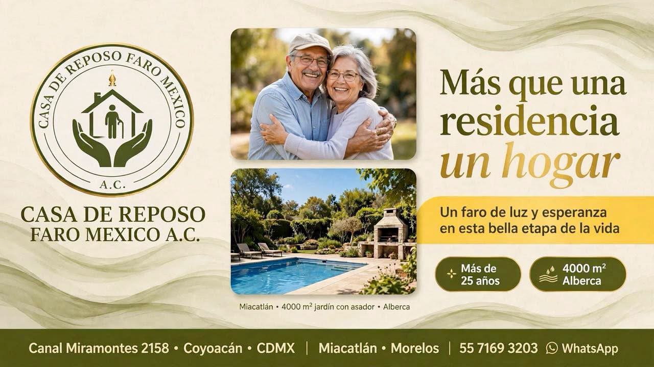 Área verde y alberca de la sede Miacatlán, Morelos